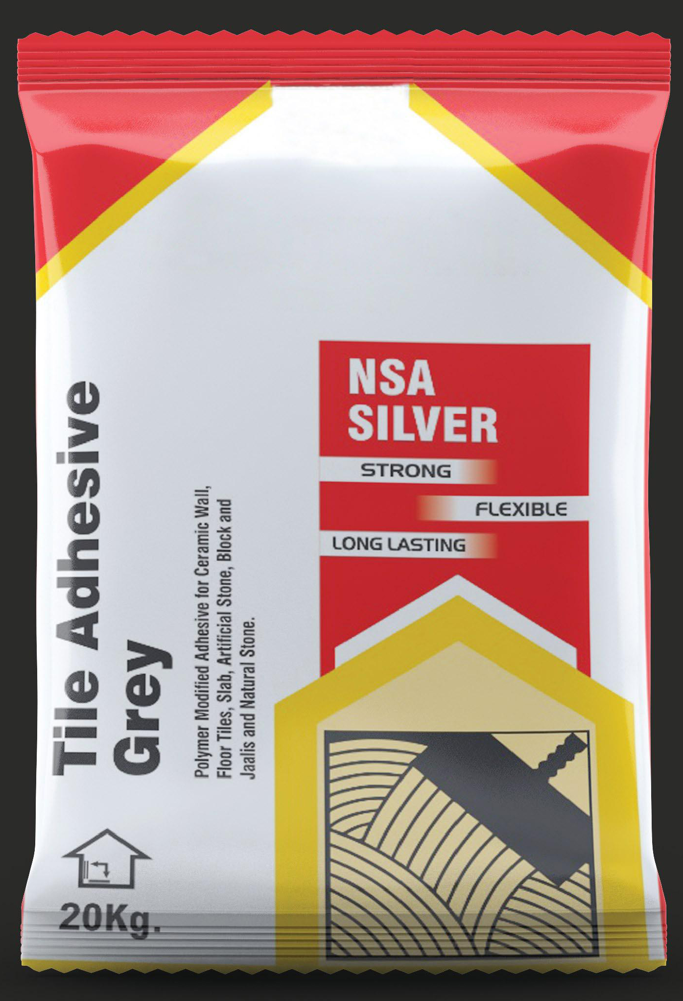 Tiles Adhesive Grey NSA Silver