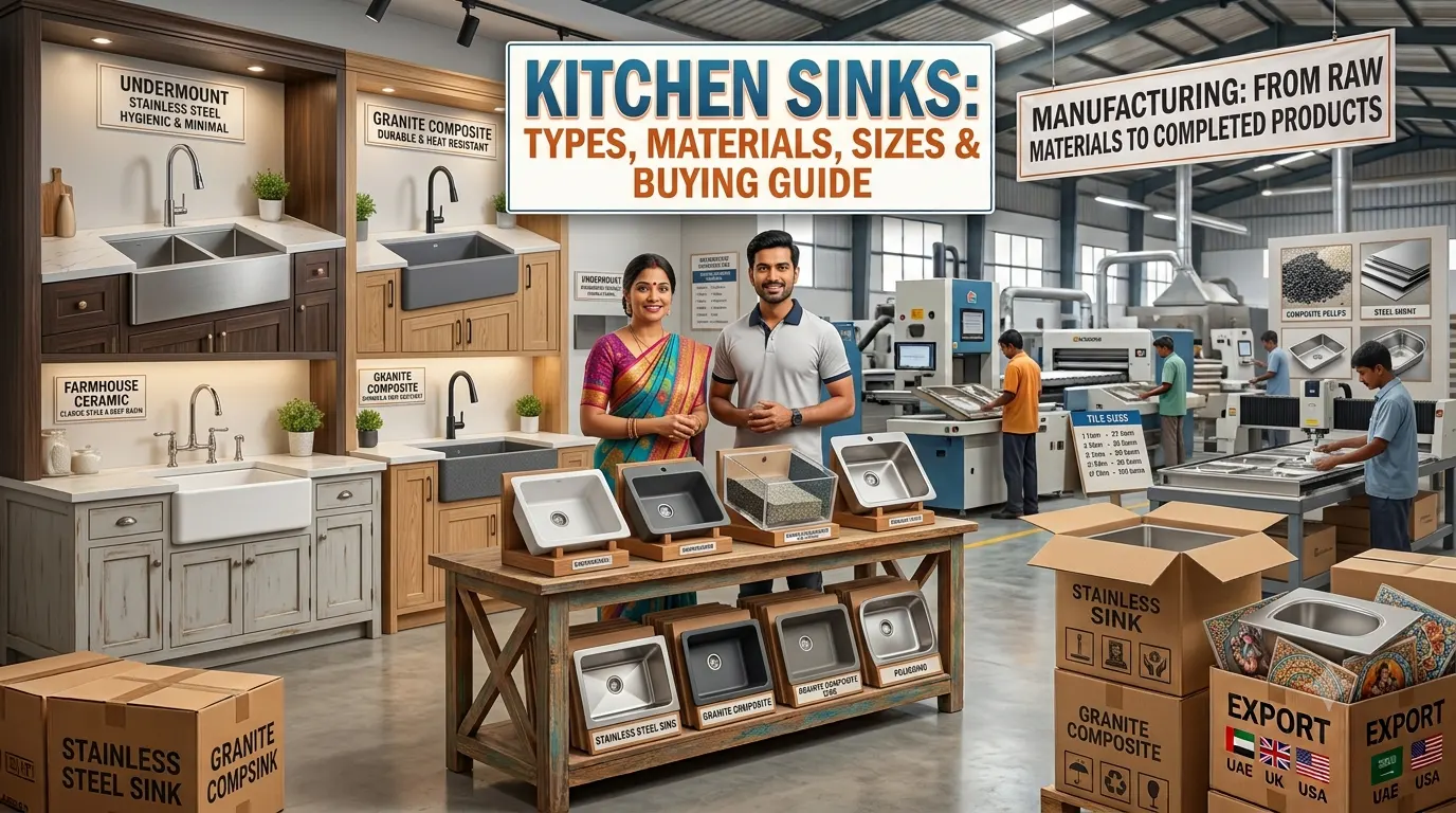 Kitchen Sinks: Types, Materials, Sizes & Buying Guide